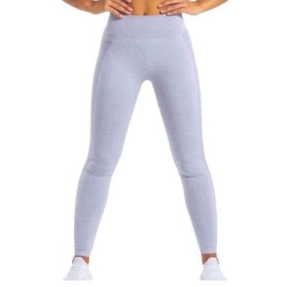 Gymshark High Waisted Flex Leggings Intense Steel Blue/Charcoal XS NWT